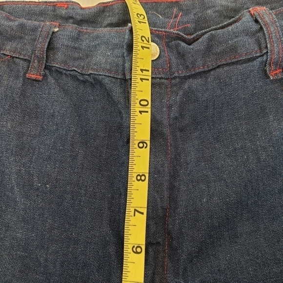 Vintage RAPPERS Jeans Like New 38x33 USA Made Painter Pocket High  Waist Flare - Picture 11 of 15